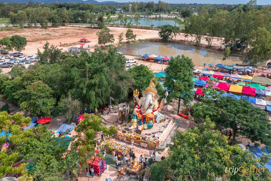 จุดไหว้พระพิฆเนศ ใกล้กรุงเทพ