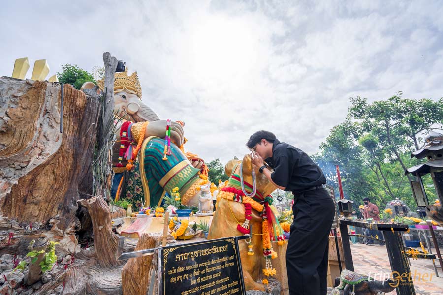 จุดไหว้พระพิฆเนศ ใกล้กรุงเทพ