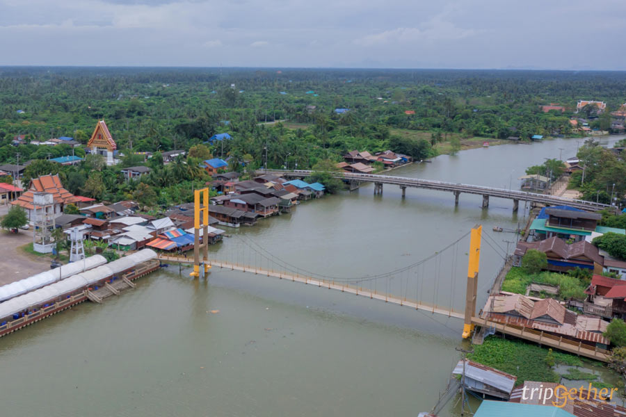 สะพานแขวนวัดปากน้ำ